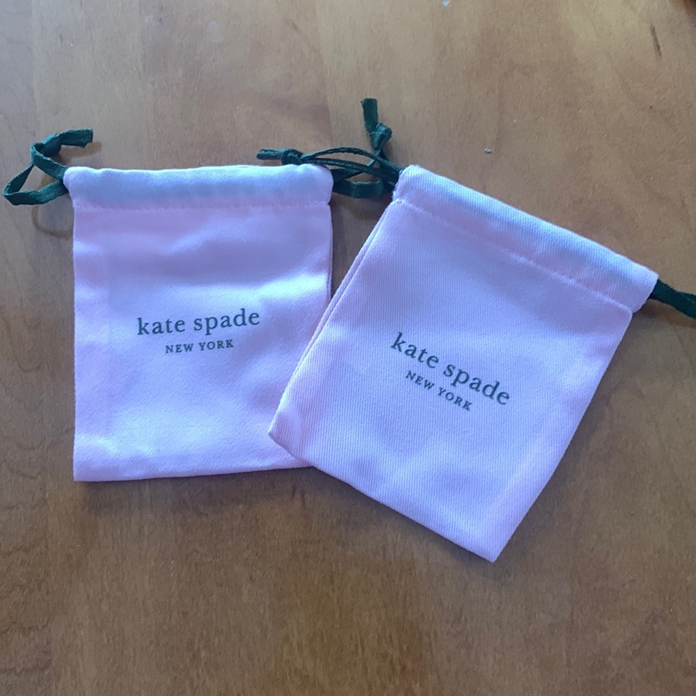 Kate Spade Pink Duster Bags Jewelry Bags(2)-Never Used